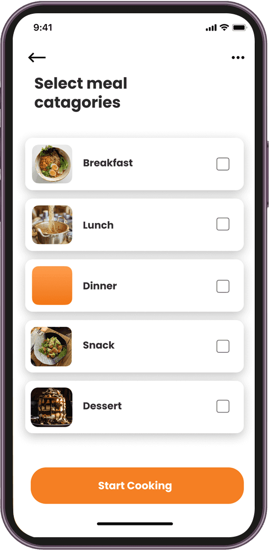 Zestee App Screen